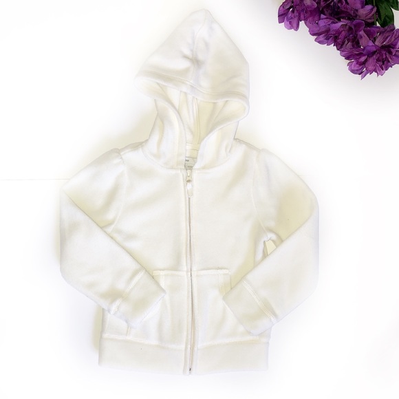 100 polyester white hoodie